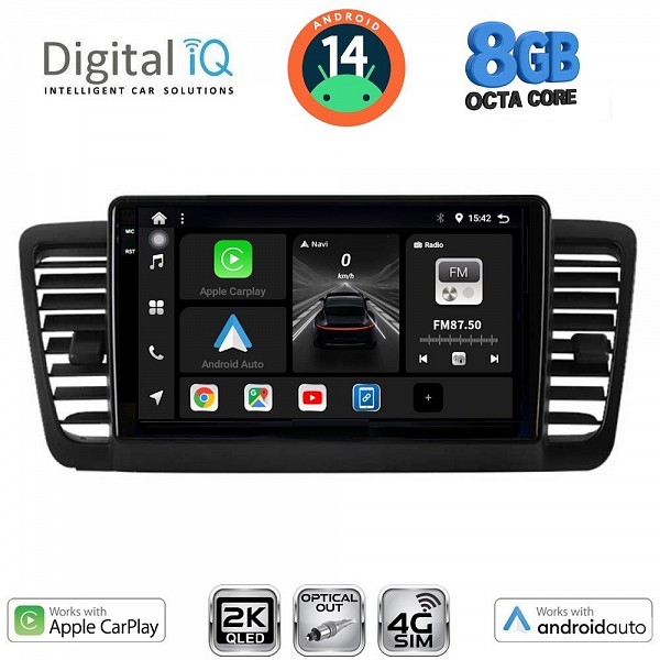 DIGITAL IQ BXK 20665_CPAA (9inc) MULTIMEDIA TABLET for SUBARU LEGACY - OUTBACK mod. 2002-2008
