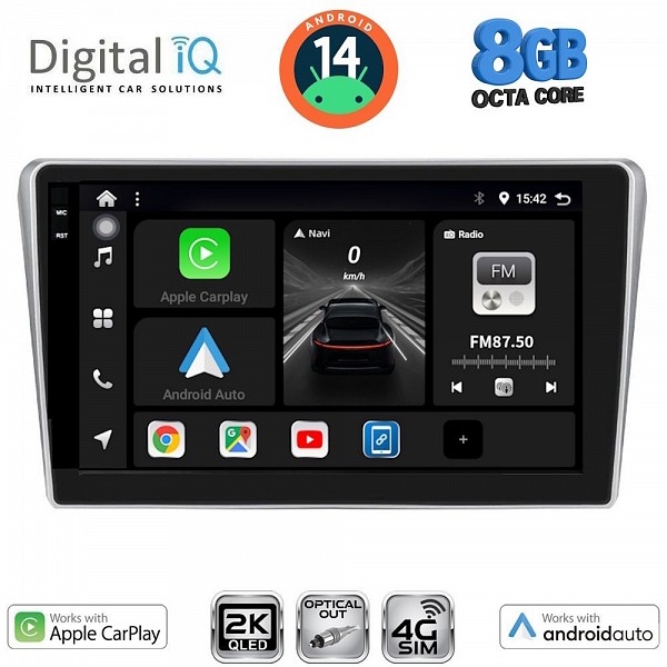 DIGITAL IQ BXK 20704_CPAA (9inc) MULTIMEDIA TABLET for TOYOTA AVENSIS (T25) mod. 2003-2009
