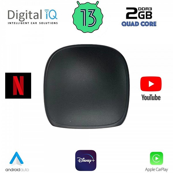 DIGITAL IQ X1800 (CPAA) USB ADAPTOR for Wireless Carplay-Android Auto with NETFLIX - YOUTUBE - DISNEY+