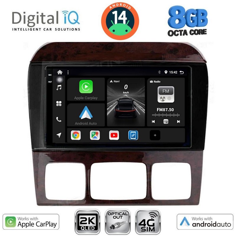 DIGITAL IQ BXK 20426_CPAA (9inc) MULTIMEDIA TABLET for MERCEDES  S  W220  mod. 1998-2005