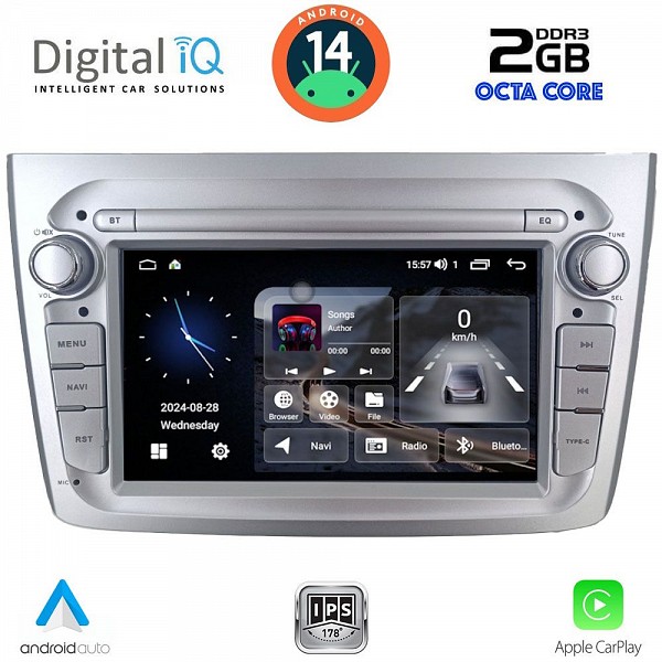 DIGITAL IQ BLF 357_CPA (7" DECK) MULTIMEDIA SYSTEM for ALFA ROMEO MITO mod. 2008-2018