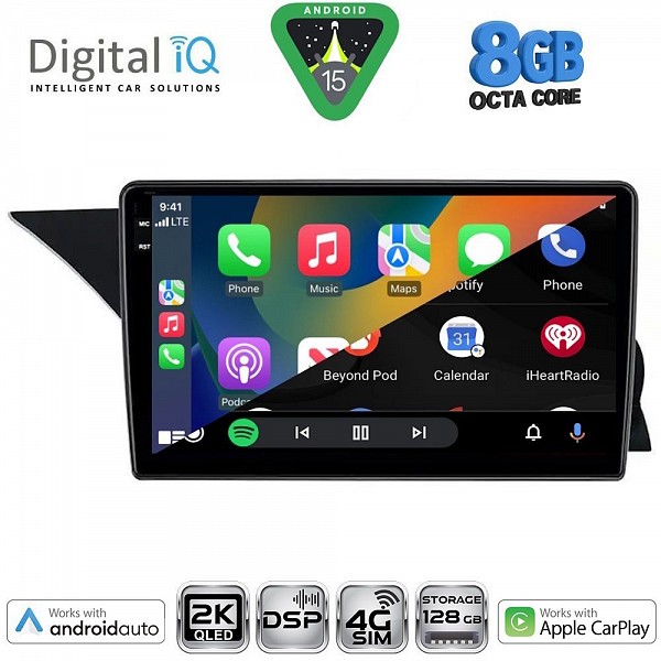 DIGITAL IQ BXF 11412_CPAA (NTG 4.5) (9inc) MULTIMEDIA TABLET for MERCEDES GLK (X204) mod. 2013-2017