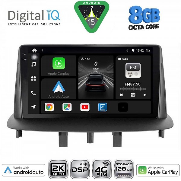 DIGITAL IQ BXF 11556_CPAA (9inc) MULTIMEDIA TABLET for RENAULT MEGANE 3 mod. 2009-2016