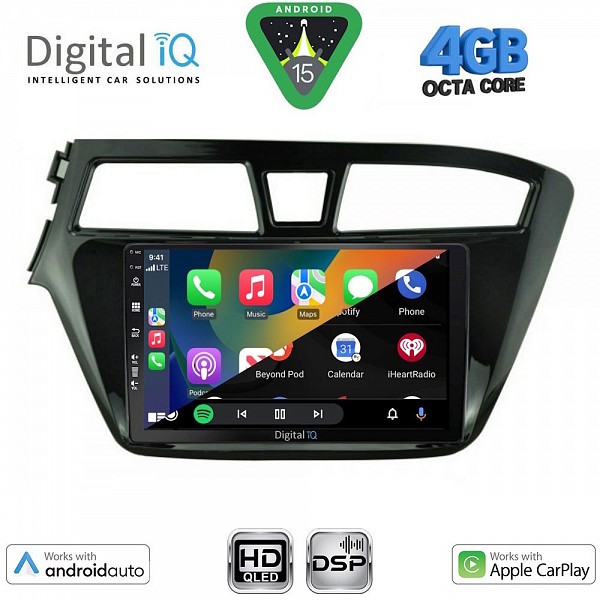 DIGITAL IQ BXF 6229_CPAA (9inc) MULTIMEDIA TABLET for HYUNDAI i20 mod. 2014-2019