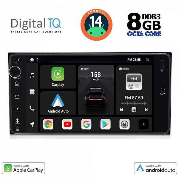 DIGITAL IQ BXF 762_CPAA (7'' DECK) MULTIMEDIA SYSTEM for MULTIMEDIA for TOYOTA ALL (200mm)