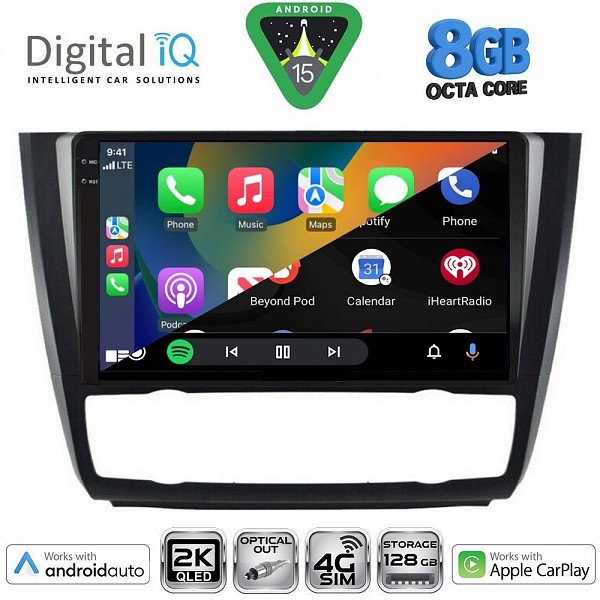 DIGITAL IQ BXK 20040_CPAA CLIMA (9inc) MULTIMEDIA TABLET for BMW S.1  E81-82-87-88 mod. 2004-2013