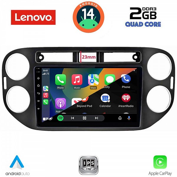 Digital iQ LENOVO LVD 2760BL_CPA (9inc) MULTIMEDIA TABLET for VW TIGUAN mod. 2011-2016 (BLACK)