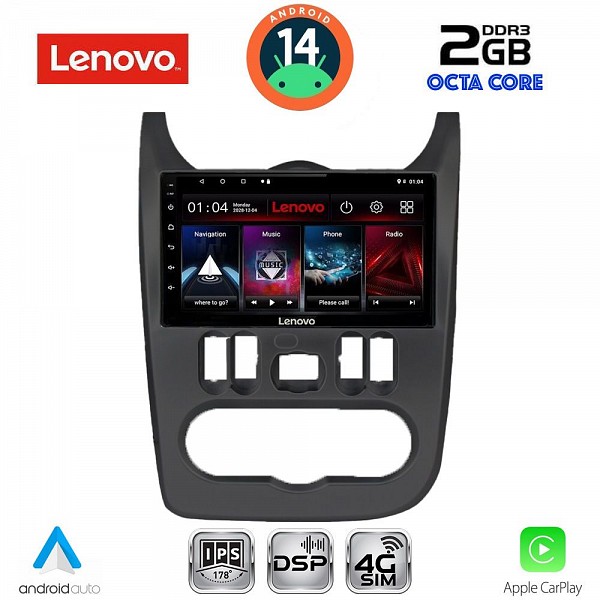 Digital iQ LENOVO LVF 5101BL_CPA (9inc) MULTIMEDIA TABLET for DACIA DUSTER ? LOGAN ? SANDERO mod. 2006-2012 (BLACK)