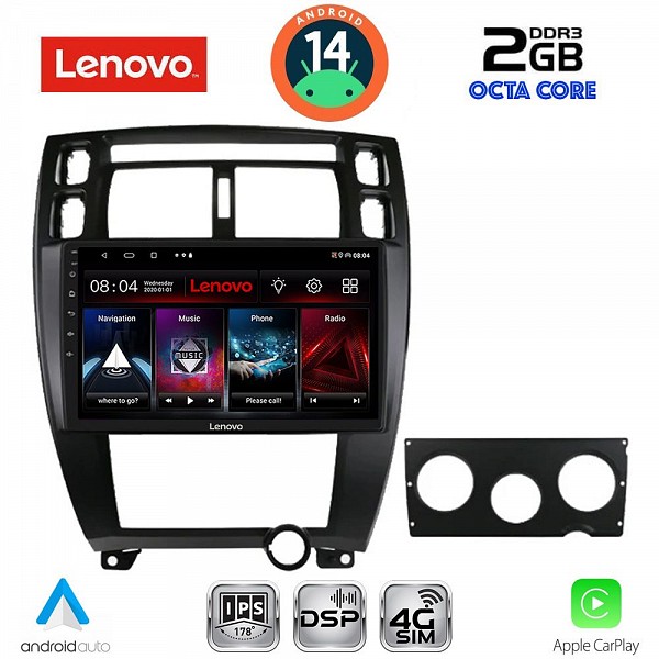 Digital iQ LENOVO LVF 5241BL_CPA (10inc) MULTIMEDIA TABLET for HYUNDAI TUCSON mod. 2004-2010 (BLACK)