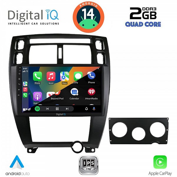 DIGITAL IQ RSB 1241BL_CPA (10inc) MULTIMEDIA TABLET for HYUNDAI TUCSON mod. 2004-2010 (BLACK)