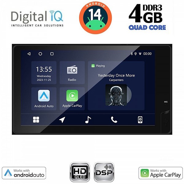 DIGITAL IQ RTE 562_CPAA (9'' DECK) MULTIMEDIA for TOYOTA ALL mod. 2019> (230mm)