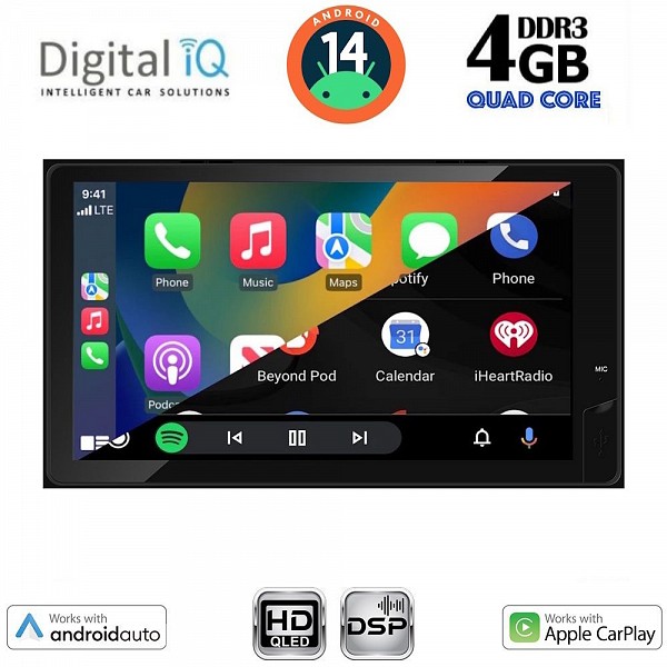 DIGITAL IQ RTE 562_CPAA (9 DECK) MULTIMEDIA for TOYOTA ALL mod. 2019> (230mm)