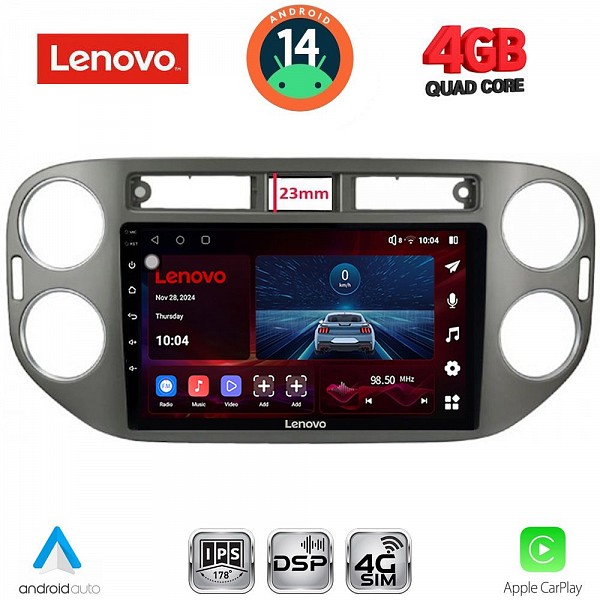 Digital iQ LENOVO SSV 8760GR_CPA (9inc) MULTIMEDIA TABLET for VW TIGUAN mod. 2011-2016 (GREY)