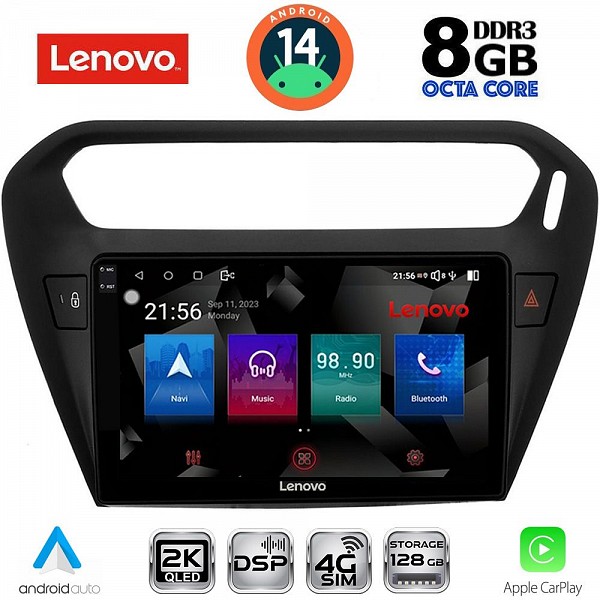 Digital iQ LENOVO SSW 10511BL_CPA (9inc) MULTIMEDIA TABLET for CITROEN ELYSEE ? PEUGEOT 301 mod. 2013> (BLACK)