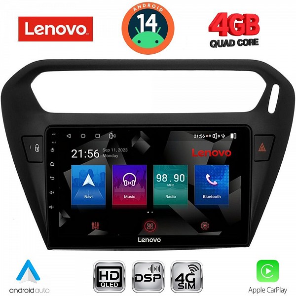 Digital iQ LENOVO SSX 9511BL_CPA (9inc) MULTIMEDIA TABLET for CITROEN ELYSEE ? PEUGEOT 301 mod. 2013> (BLACK)