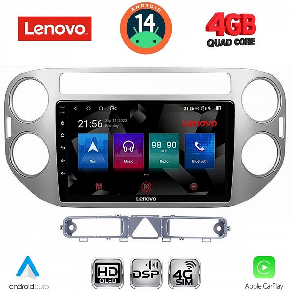 Digital iQ LENOVO SSX 9759GR_CPA (9inc) MULTIMEDIA TABLET for VW TIGUAN mod. 2004-2011 (GREY)