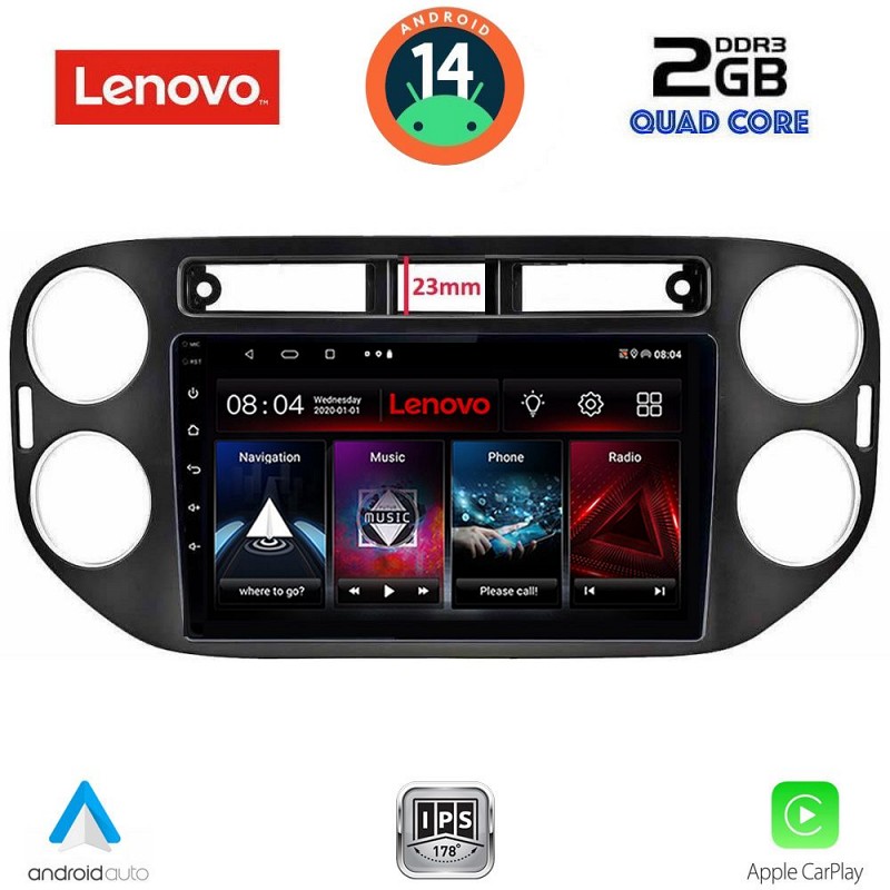 Digital iQ LENOVO LVD 2760BL_CPA (9inc) MULTIMEDIA TABLET for VW TIGUAN mod. 2011-2016 (BLACK)