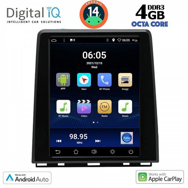 Digital iQ DIQ BXD 5948_CPAA (HIGH VERSION) TESLA STYLE for RENAULT CLIO 5 mod. 2019>