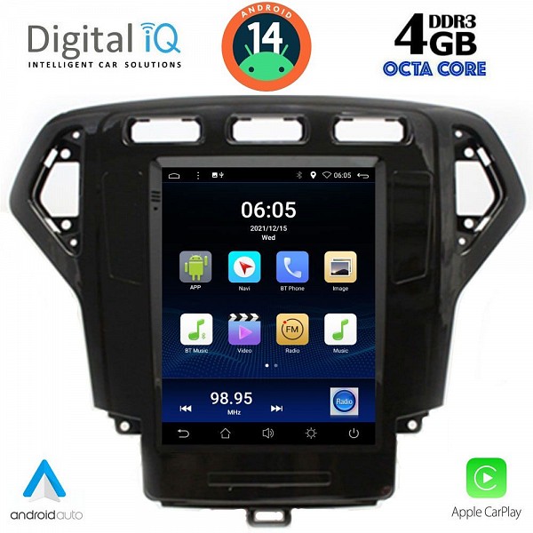 Digital iQ DIQ BXD 5957_CPAA TESLA STYLE for FORD MONDEO mod. 2007-2010