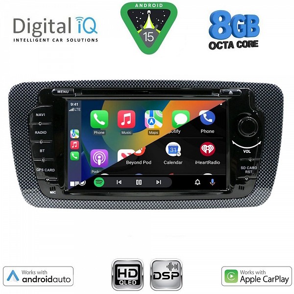 DIGITAL IQ BXF 747_CPAA (7 DVD) MULTIMEDIA for SEAT IBIZA mod. 2008-2015