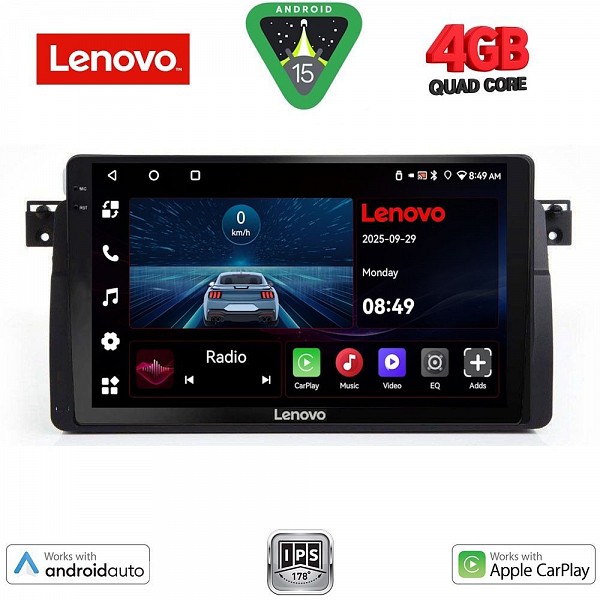 Digital iQ LENOVO LVE 8042_CPAA (9inc) MULTIMEDIA TABLET for BMW E46 mod. 1998-2005