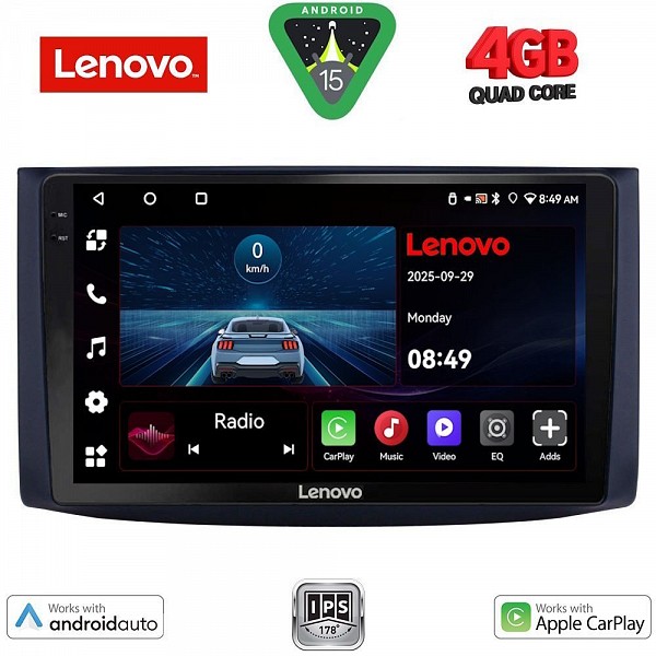 Digital iQ LENOVO LVE 8072_CPAA (9inc) MULTIMEDIA TABLET for CHEVROLET AVEO mod. 2006-2010