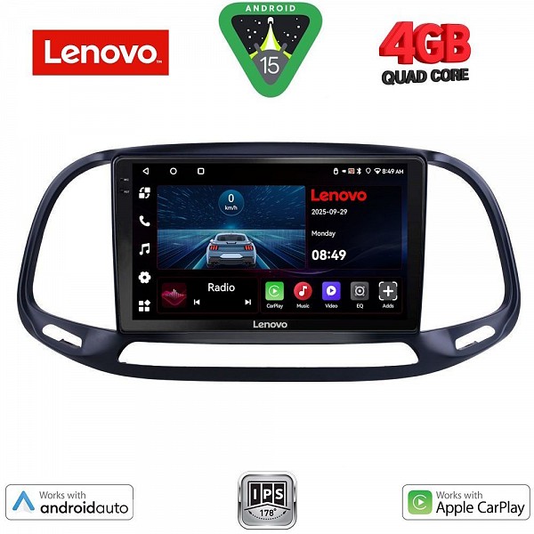 Digital iQ LENOVO LVE 8138_CPAA (9inc) MULTIMEDIA TABLET for FIAT DOBLO ? OPEL COMBO mod. 2015-2018