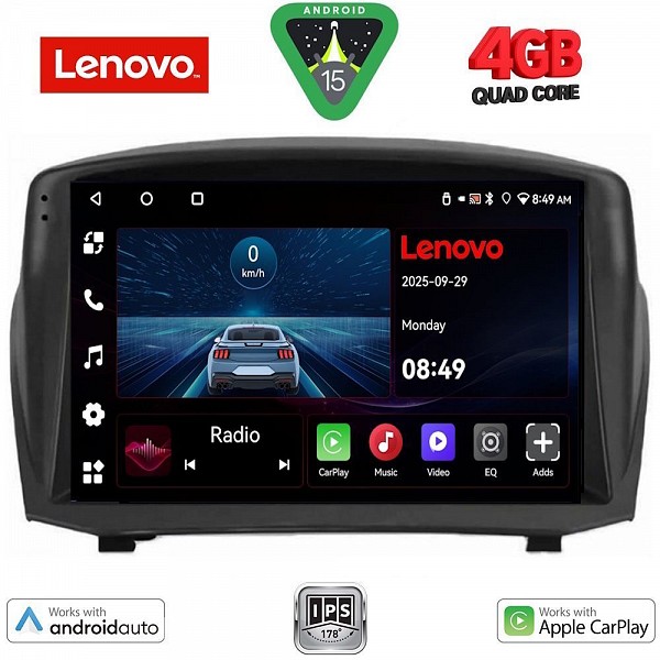 Digital iQ LENOVO LVE 8154B_CPAA (9inc) MULTIMEDIA TABLET for FORD FIESTA mod. 2008-2017