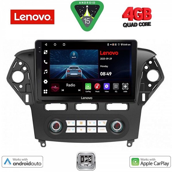 Digital iQ LENOVO LVE 8163_CPAA CLIMA (10inc) MULTIMEDIA TABLET for FORD MONDEO mod. 2011-2013
