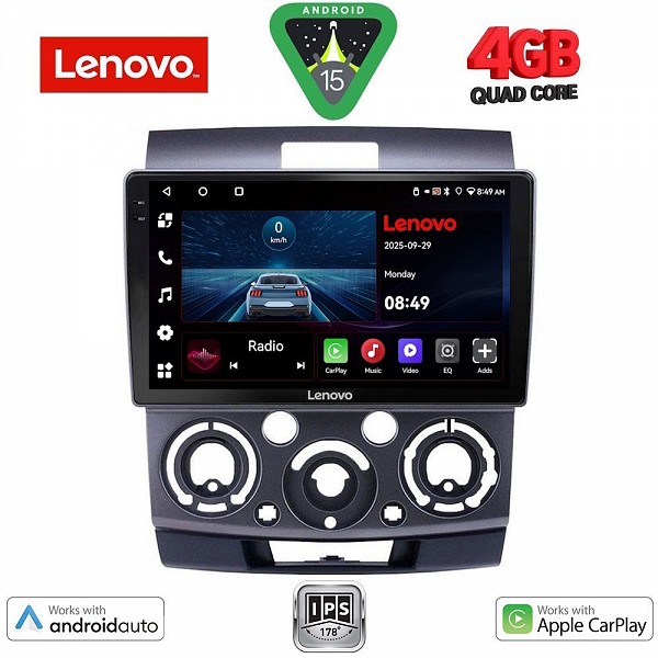 Digital iQ LENOVO LVE 8170_CPAA (9inc) MULTIMEDIA TABLET for FORD RANGER | MAZDA BT50 mod. 2006-2011