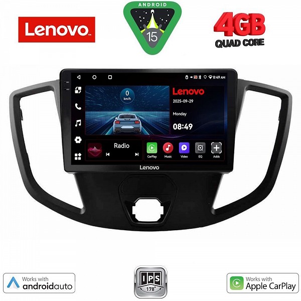 Digital iQ LENOVO LVE 8179_CPAA  (9inc) MULTIMEDIA TABLET for FORD TRANSIT mod. 2014-2020