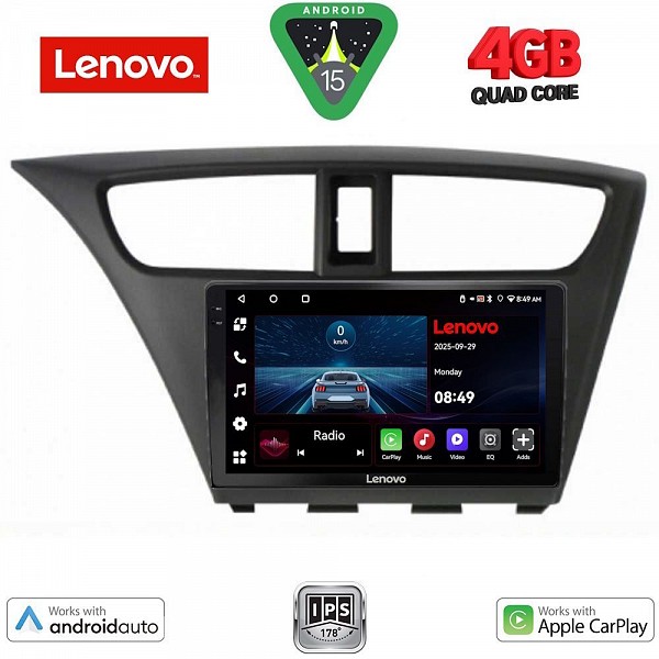 Digital iQ LENOVO LVE 8190_CPAA (9inc) MULTIMEDIA TABLET for HONDA CIVIC  mod. 2012-2016