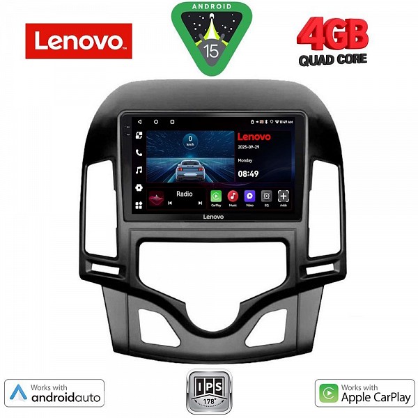 Digital iQ LENOVO LVE 8231_CPAA CLIMA (9inc) MULTIMEDIA TABLET for HYUNDAI i30 mod. 2007-2012