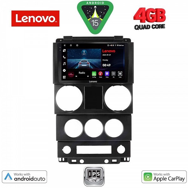 Digital iQ LENOVO LVE 8292_CPAA (9inc) MULTIMEDIA TABLET for JEEP WRANGLER  mod. 2006-2011