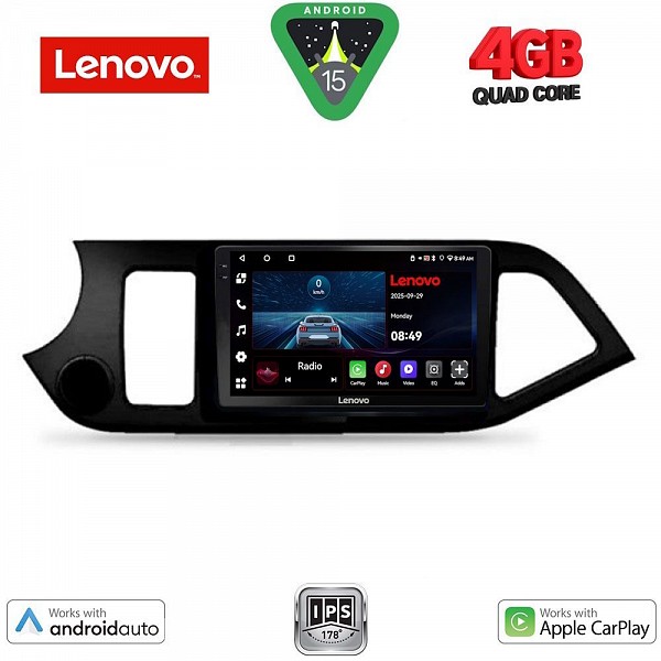 Digital iQ LENOVO LVE 8308_CPAA (9inc) MULTIMEDIA TABLET for KIA PICANTO mod. 2011-2017