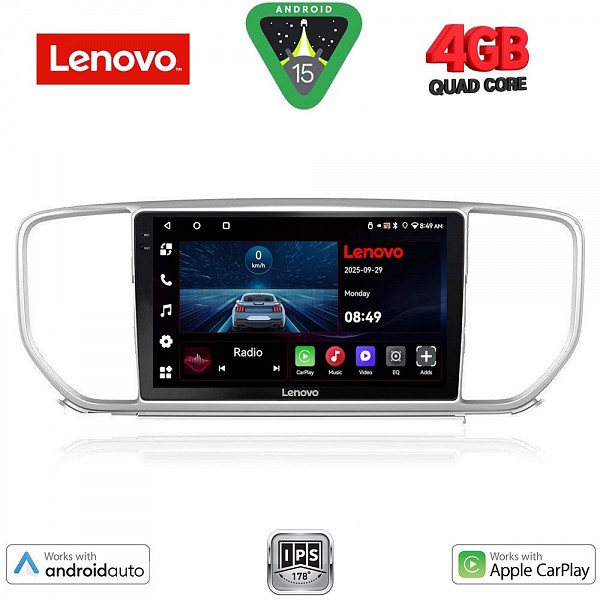 Digital iQ LENOVO LVE 8327_CPAA (9inc) MULTIMEDIA TABLET for KIA SPORTAGE mod. 2018>