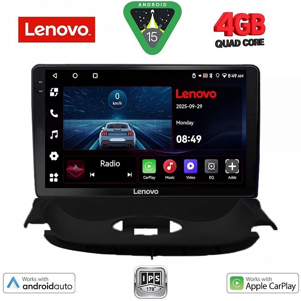 Digital iQ LENOVO LVE 8505_CPAA (9inc) MULTIMEDIA TABLET for PEUGEOT 206 mod. 1998-2006