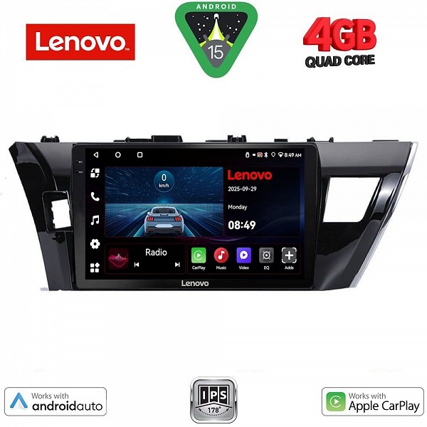 Digital iQ LENOVO LVE 8714_CPAA (10inc) MULTIMEDIA TABLET for TOYOTA COROLLA mod. 2013-2016