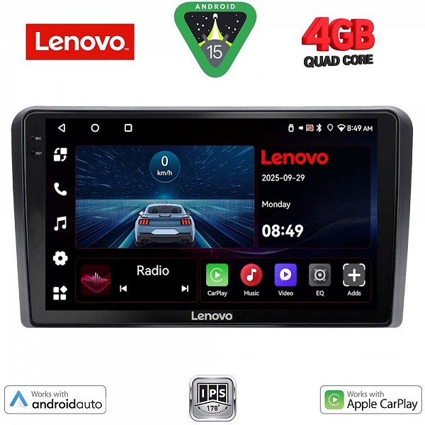 Digital iQ LENOVO LVE 8740_CPAA  (10inc) MULTIMEDIA TABLET for SEAT - SKODA - VW mod. 2004-2014