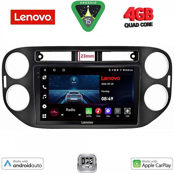 Digital iQ LENOVO LVE 8760BL_CPAA (9inc) MULTIMEDIA TABLET for VW TIGUAN mod. 2011-2016 (BLACK)