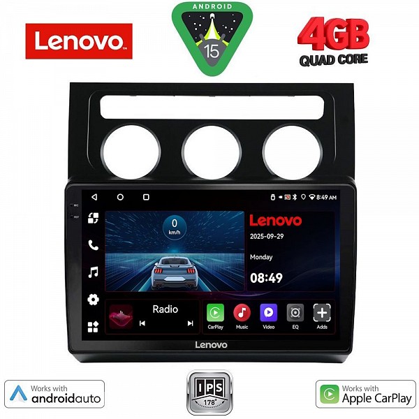 Digital iQ LENOVO LVE 8767_CPAA CLIMA (10inc) MULTIMEDIA TABLET for VW TOURAN mod. 2003-2010