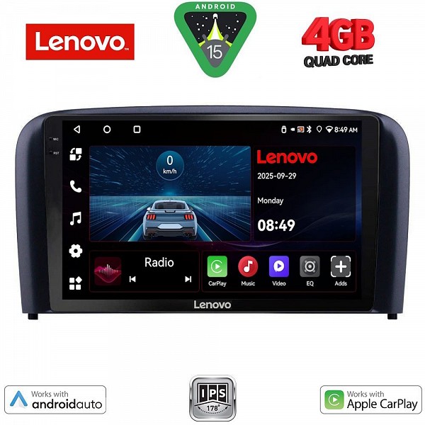 Digital iQ LENOVO LVE 8786_CPAA (9inc) MULTIMEDIA TABLET for VOLVO S80 mod. 1999-2006