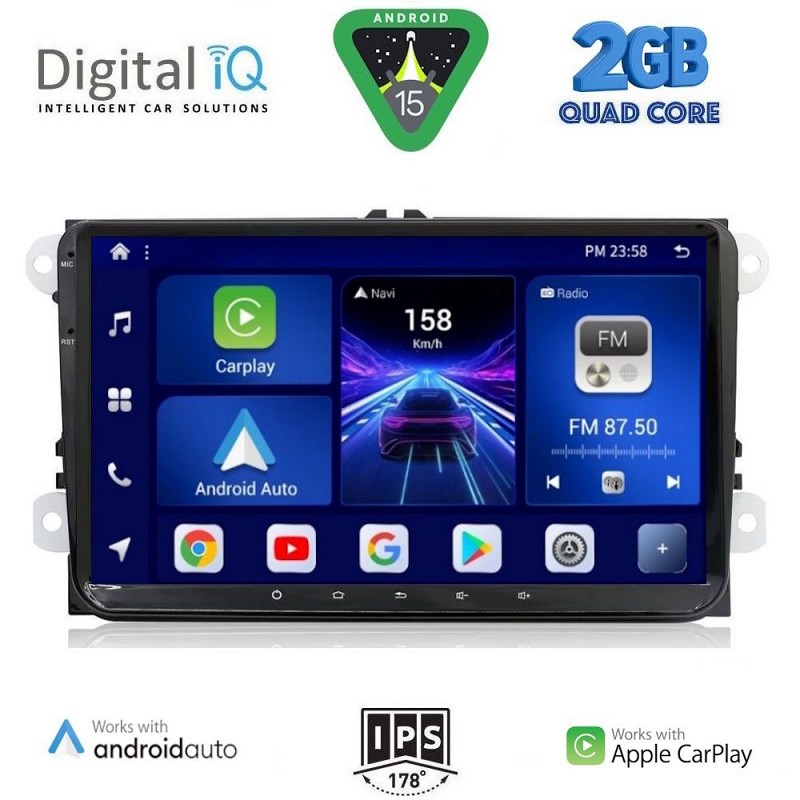 DIGITAL IQ BXC 389_CPAA (9 DECK) MULTIMEDIA SYSTEM for VW ? SKODA ? SEAT GROUP mod. 2004-2014