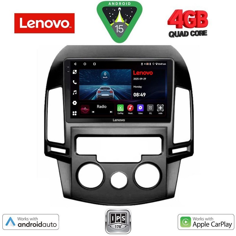 Digital iQ LENOVO LVE 8231_CPAA A/C (9inc) MULTIMEDIA TABLET for HYUNDAI i30 mod. 2007-2012