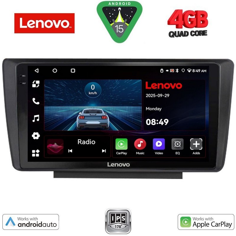 Digital iQ LENOVO LVE 8594_CPAA (9inc) MULTIMEDIA TABLET for SKODA OCTAVIA 5 mod. 2005-2012