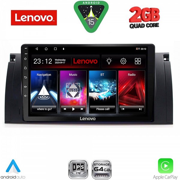 Digital iQ LENOVO LVD 2045_CPA (9inc) MULTIMEDIA TABLET for BMW Series 5 (E39) mod. 1997-2005 | X5 (E53) mod. 1999-2006