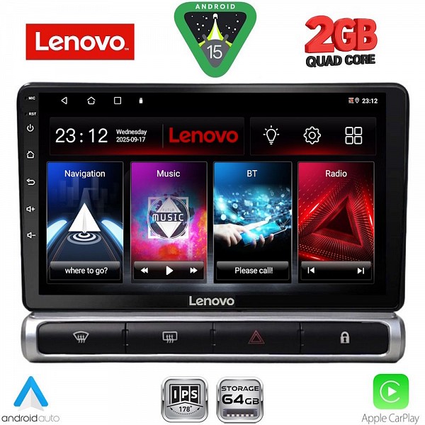 Digital iQ LENOVO LVD 2093H_CPA (9inc) MULTIMEDIA TABLET for CITROEN C3 - DS3 mod. 2016> High Version