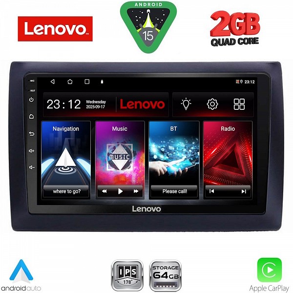 Digital iQ LENOVO LVD 2145_CPA (9inc) MULTIMEDIA TABLET for FIAT STILO mod. 2001-2007