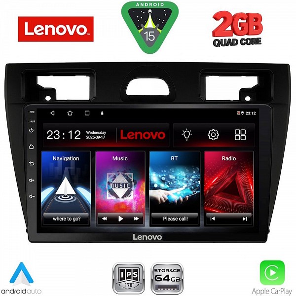 Digital iQ LENOVO LVD 2153BL_CPA (9inc) MULTIMEDIA TABLET for FORD FIESTA mod. 2005-2008 (BLACK)