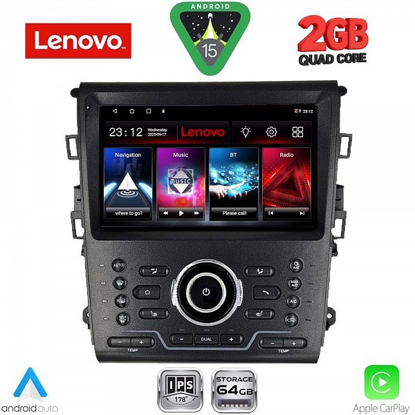 Digital iQ LENOVO LVD 2164_CPA CLIMA (9inc) MULTIMEDIA TABLET for FORD MONDEO mod. 2014-2025